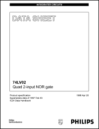 74LV20DB Datasheet