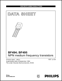 BF494 Datasheet