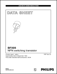 BFX85 Datasheet