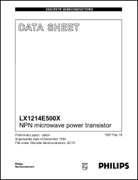 LX1214E500X Datasheet