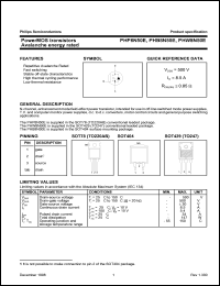 PHW8N50E Datasheet