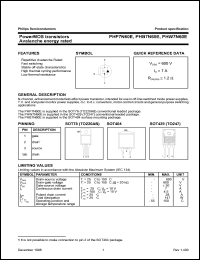 PHW7N60E Datasheet