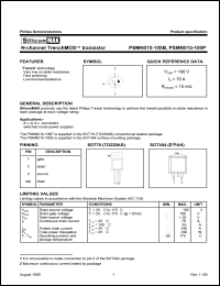 PSMN015-100B Datasheet