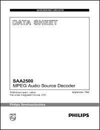 SAA2500H Datasheet