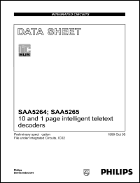 SAA5264PS/M3 Datasheet