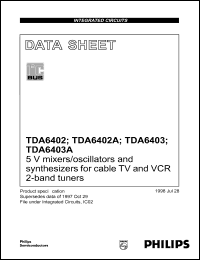 TDA6403M/C2 Datasheet