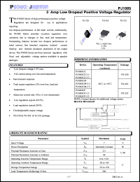 PJ1085CZ-3.3 Datasheet