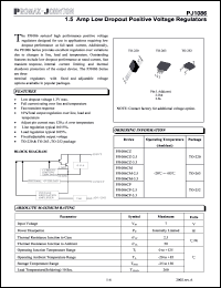 PJ1086CM-2.5 Datasheet