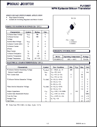 PJ13005CZ Datasheet