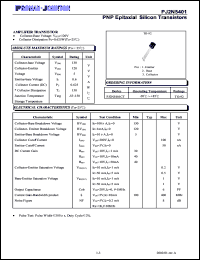 PJ2N5401CT Datasheet