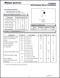 PJ2N5551CT Datasheet