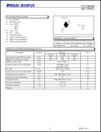 PJT16A60CZ Datasheet