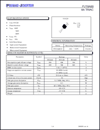 PJT8A60CZ Datasheet