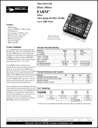 FARM1C11 Datasheet