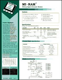 MI-RAM-I1 Datasheet