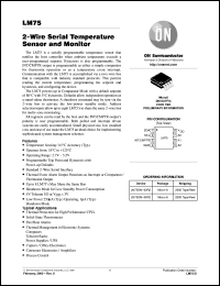 LM75DM-33R2 Datasheet