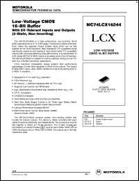 MC74LCX16244DTR2 Datasheet