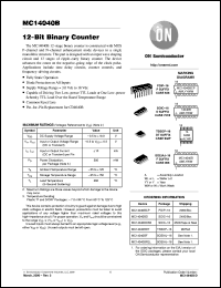 MC14049BCL Datasheet