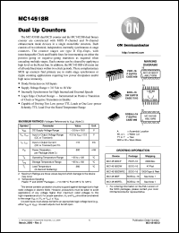 MC14520BDWR2 Datasheet