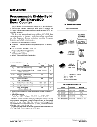 MC14569BDWR2 Datasheet