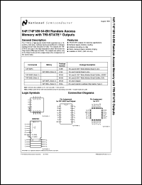 54F189DLQB Datasheet
