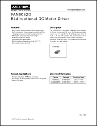 FAN8082DTF Datasheet