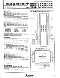 M50941-XXXSP Datasheet