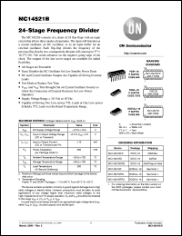 MC14521BFEL Datasheet