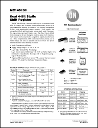 MC14015BDR2 Datasheet