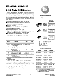 MC14021BDR2 Datasheet