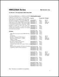 HM62256ALT-8SL Datasheet