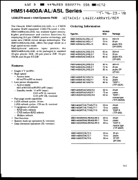 HM514400ALTZ-8 Datasheet