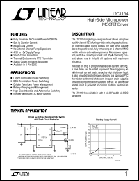 LTC1154CN8 Datasheet