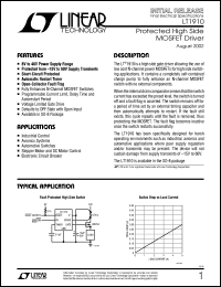 LT1910ES8 Datasheet