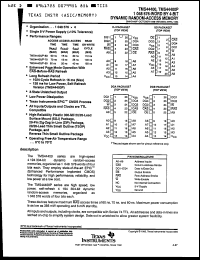 TMS44400-60DGA Datasheet