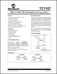 TC1107-2.5VUATR Datasheet