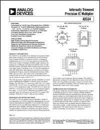 AD534SD/883B Datasheet