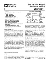AD600JR-REEL Datasheet