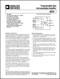 AD625SE/883B Datasheet