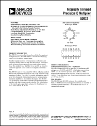 AD632SD/883B Datasheet