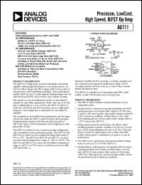 AD711JR-REEL7 Datasheet
