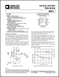 AD818AR-REEL7 Datasheet