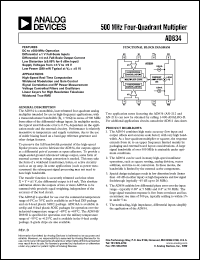 AD834JR-REEL7 Datasheet