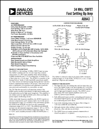 AD843SE/883B Datasheet