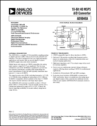 AD9040A/PCB Datasheet