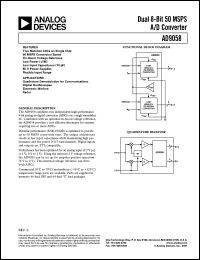 AD9058ATJ/883 Datasheet