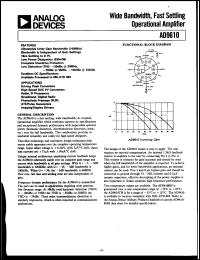 AD9610TH/883B Datasheet