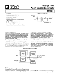 AD9901TE/883 Datasheet