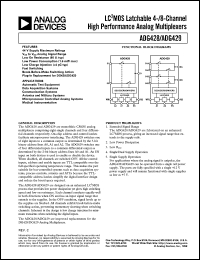 ADG426BRS Datasheet