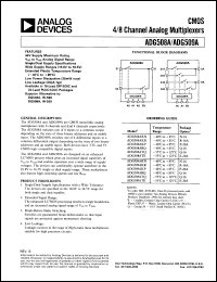 ADG508FBRW Datasheet